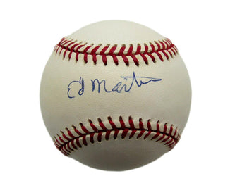 Ed Martin Signed Oal Baseball Negro League