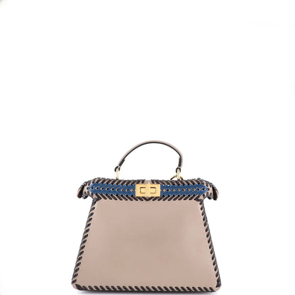 Fendi Peekaboo Iseeu Bag Woven Leather Small