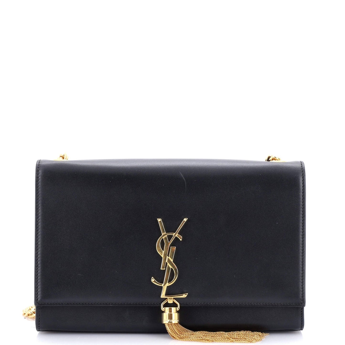 Saint Laurent Classic Monogram Tassel Crossbody Bag Leather Medium