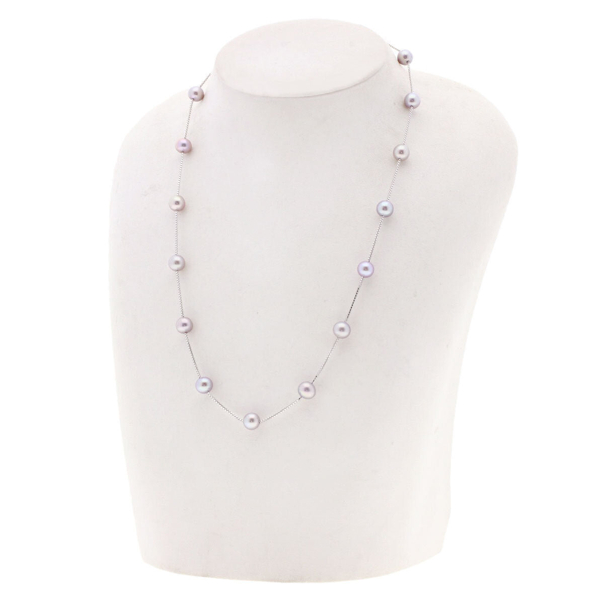 Tasaki   Necklace Station Pearl Pearl K18 White