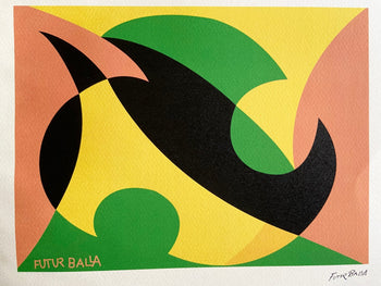 Giacomo Balla - Lithograph 1968 Venice Biennale Coa Hand Numbered