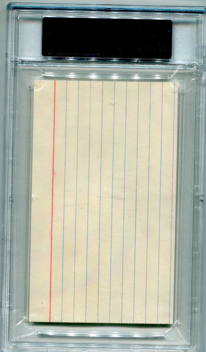 Stan Musial Autographed Index Card (Psa/Dna)