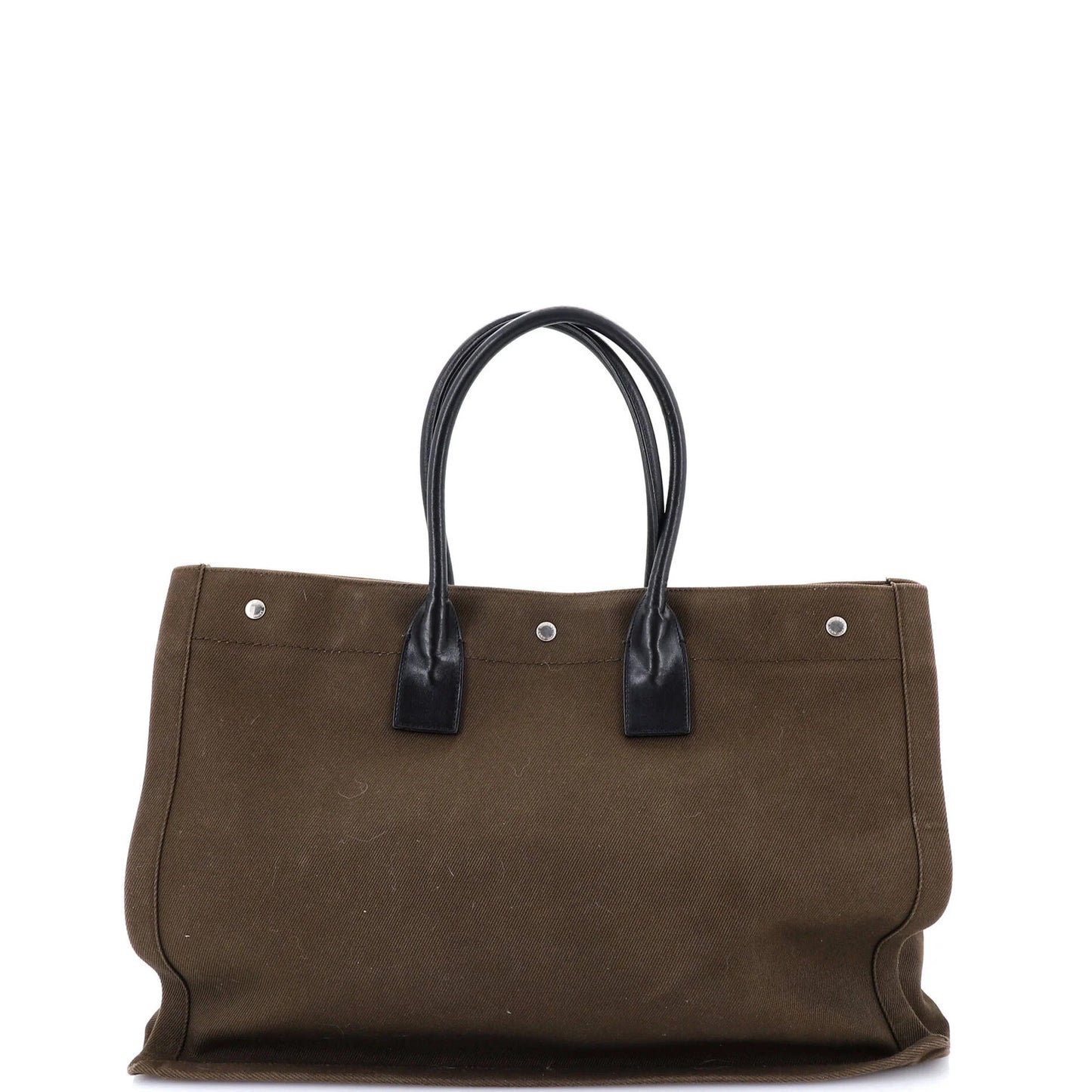 Saint Laurent Rive Gauche Shopper Tote Canvas Large