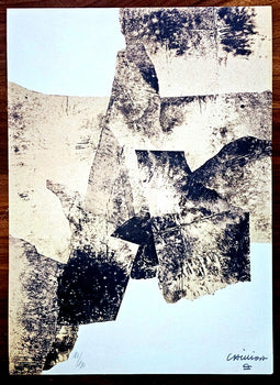 Eduardo Chillida Lithograph Coa Signed Numbered A Hand Limited