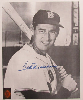 Ted Williams Hof Signed/Autographed 11X14 B/W Photo Boston Red Sox Twf 198578