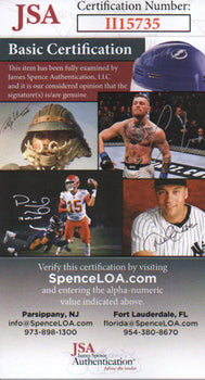 Allie Clark Autographed Hand Filled Out Survey Page (Jsa)