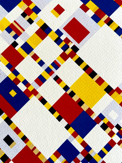 Piet Mondrian Lithograph Coa Signed Op Numbered