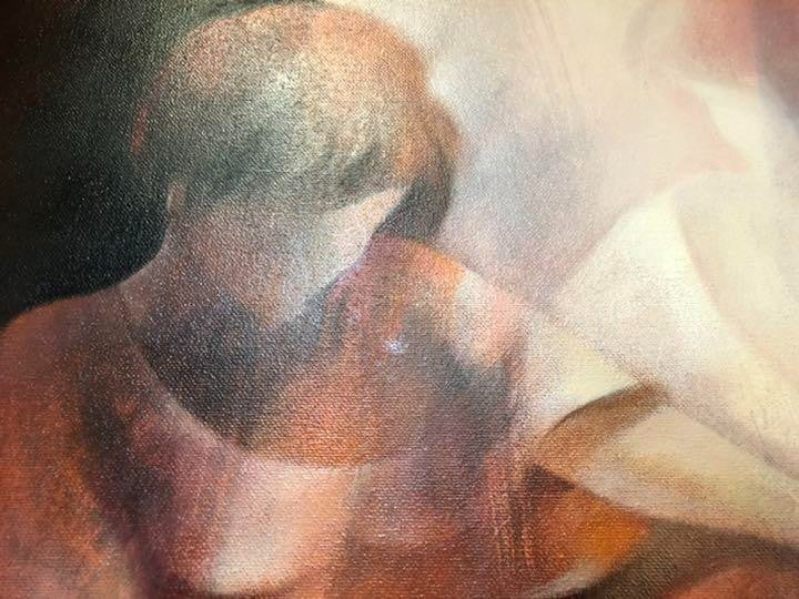 Henryk Kinski (Poland) Original Oil Painting On Canvas F25  Dreamlike Female