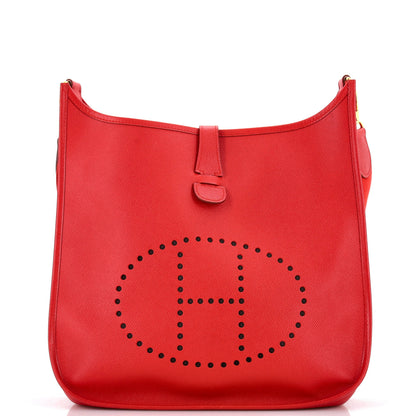 Hermes Evelyne Bag Gen I Courchevel Gm