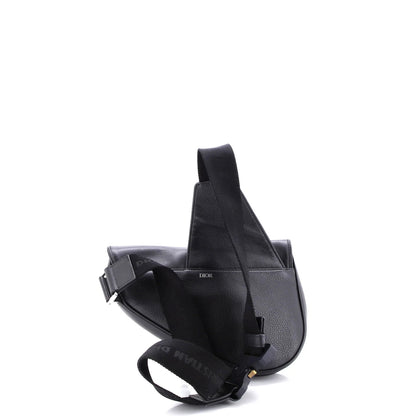 Christian Dior Saddle Crossbody Bag Leather