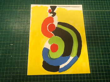 Sonia Delaunay Composition Pour Xxieme Siecle 