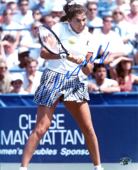 Monica Seles Autographed 8X10 Tennis Photo