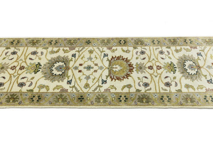 2'6X10 Ft Handmade Peshawar Runner Rug Oriental