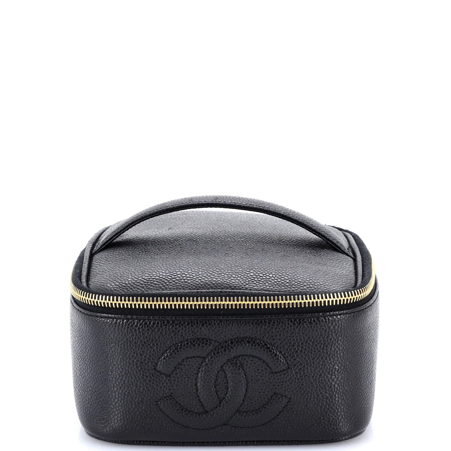 Chanel Vintage Timeless Vanity Case Caviar Mini