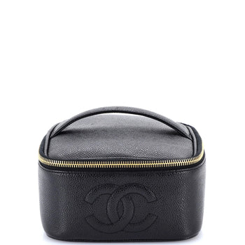 Chanel Vintage Timeless Vanity Case Caviar Mini