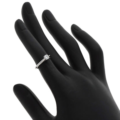 CARTIER   Ring Solitaire Diamond #45 Platinum