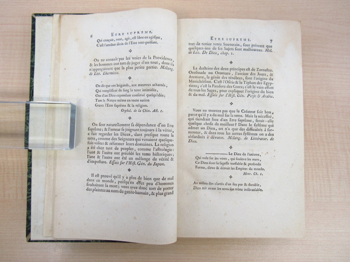 Voltaire Lesprit De Monsieur De Voltaire 1759 First Edition Rare Collectible