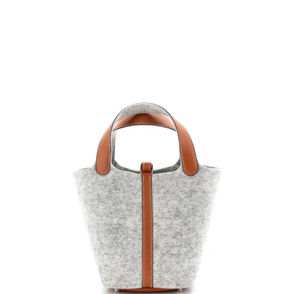 Hermes Picotin Lock Bag Felt With Leather Pm