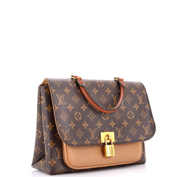 Louis Vuitton Marignan Handbag Monogram Canvas With Leather