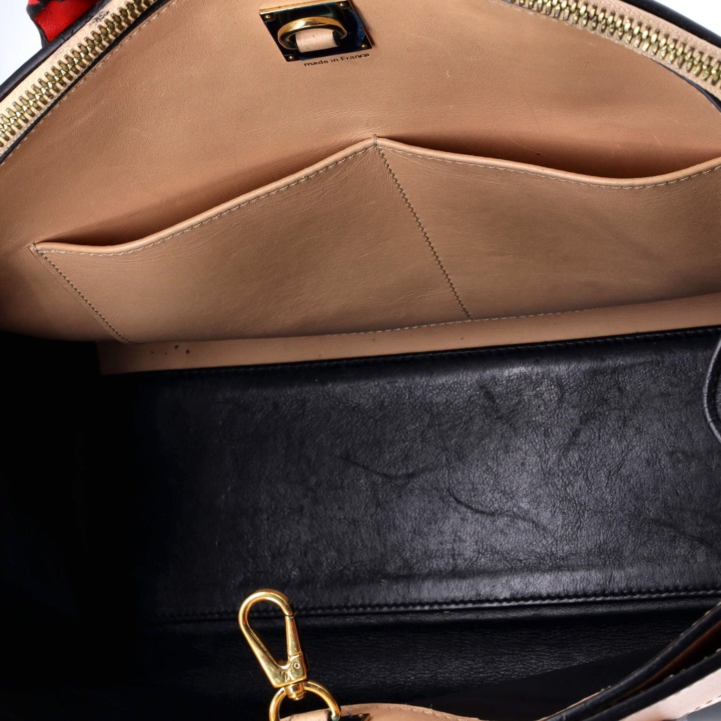 MM Louis Vuitton City Steamer Handbag Leather