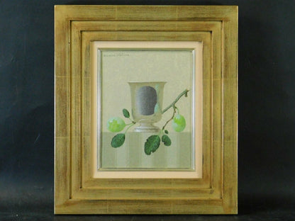 Nicolas Watine (1946-) Original Oil On Canvas Painting Signed Still Life France