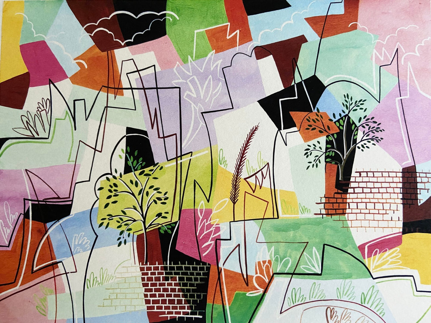 Gino Severini. Lithograph Venice Biennale 1968 Coa Original Numbered