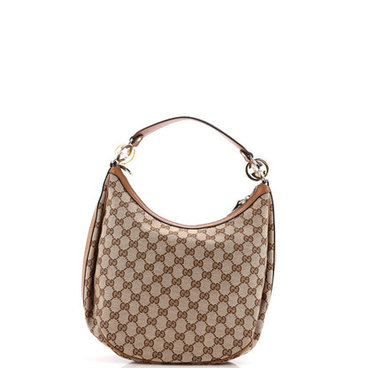 Gucci Twins Hobo Gg Canvas Medium