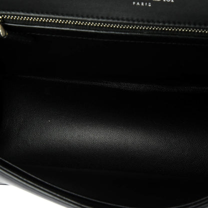 Christian Dior Diorama Flap Bag Patch Embellished Leather Medium