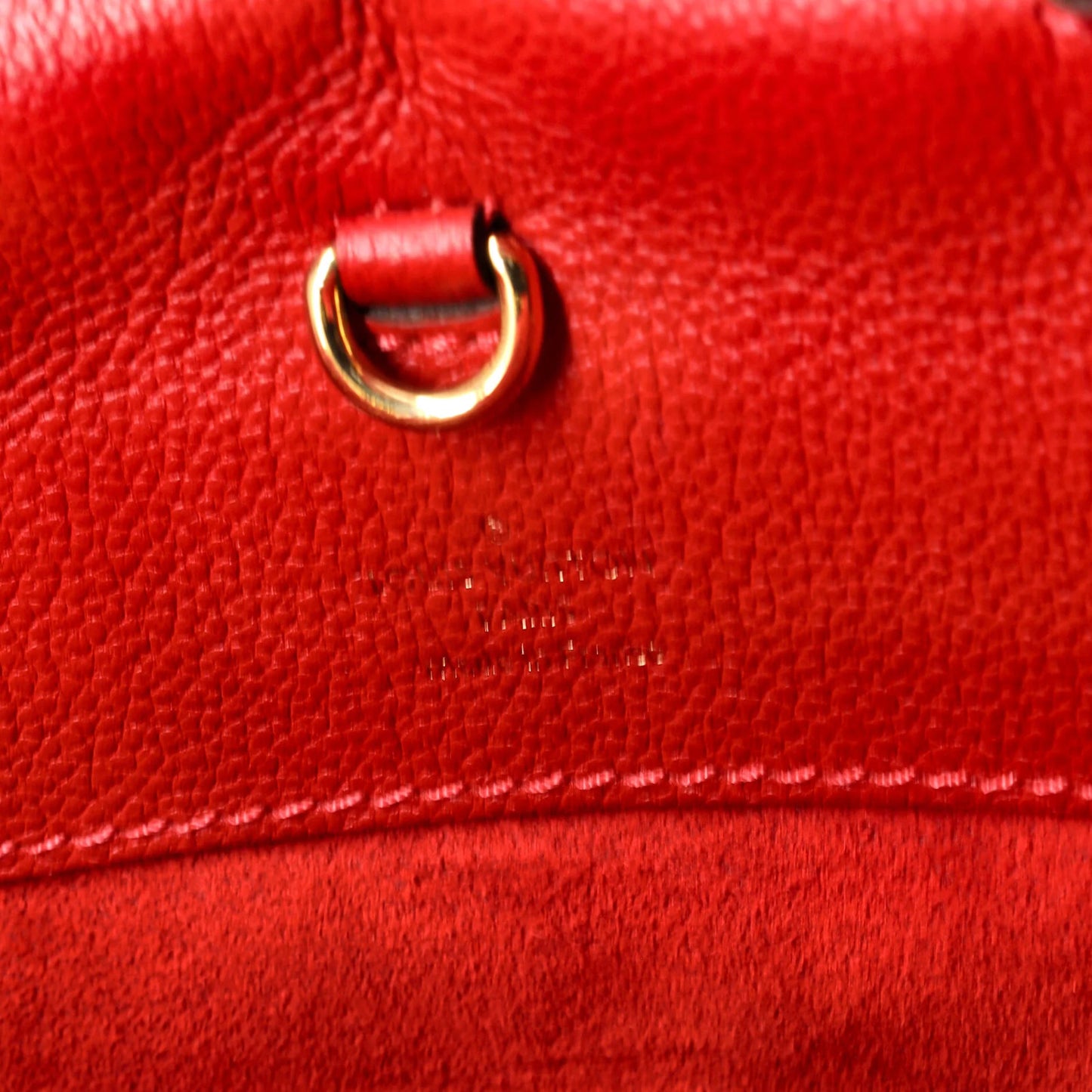 Leather Louis Vuitton Venus Handbag Monogram Canvas and