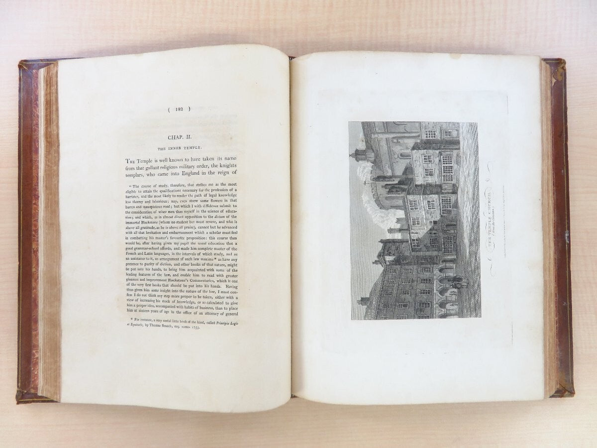 William Herbert: Antiquities Of The Inns Of Court And Chancery 1St Edition 1804