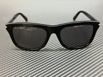 Gucci Gg1444S 001 Black Dark Grey Men'S Large 55