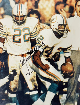 Mercury Morris Autographed 8X10 Football Photo
