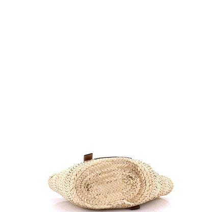 Small Loewe Basket Tote Raffia