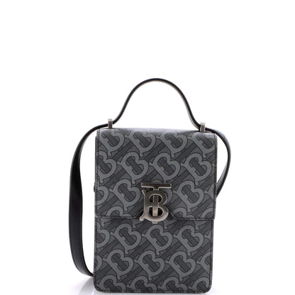 Burberry Tb Robin Crossbody Pouch Monogram E-Canvas Mini