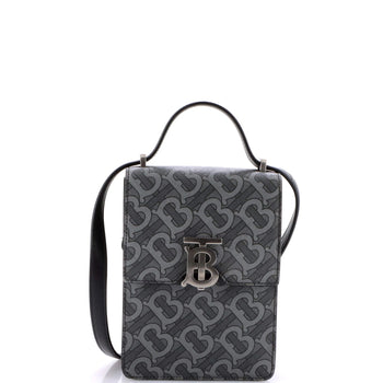 Burberry Tb Robin Crossbody Pouch Monogram E-Canvas Mini