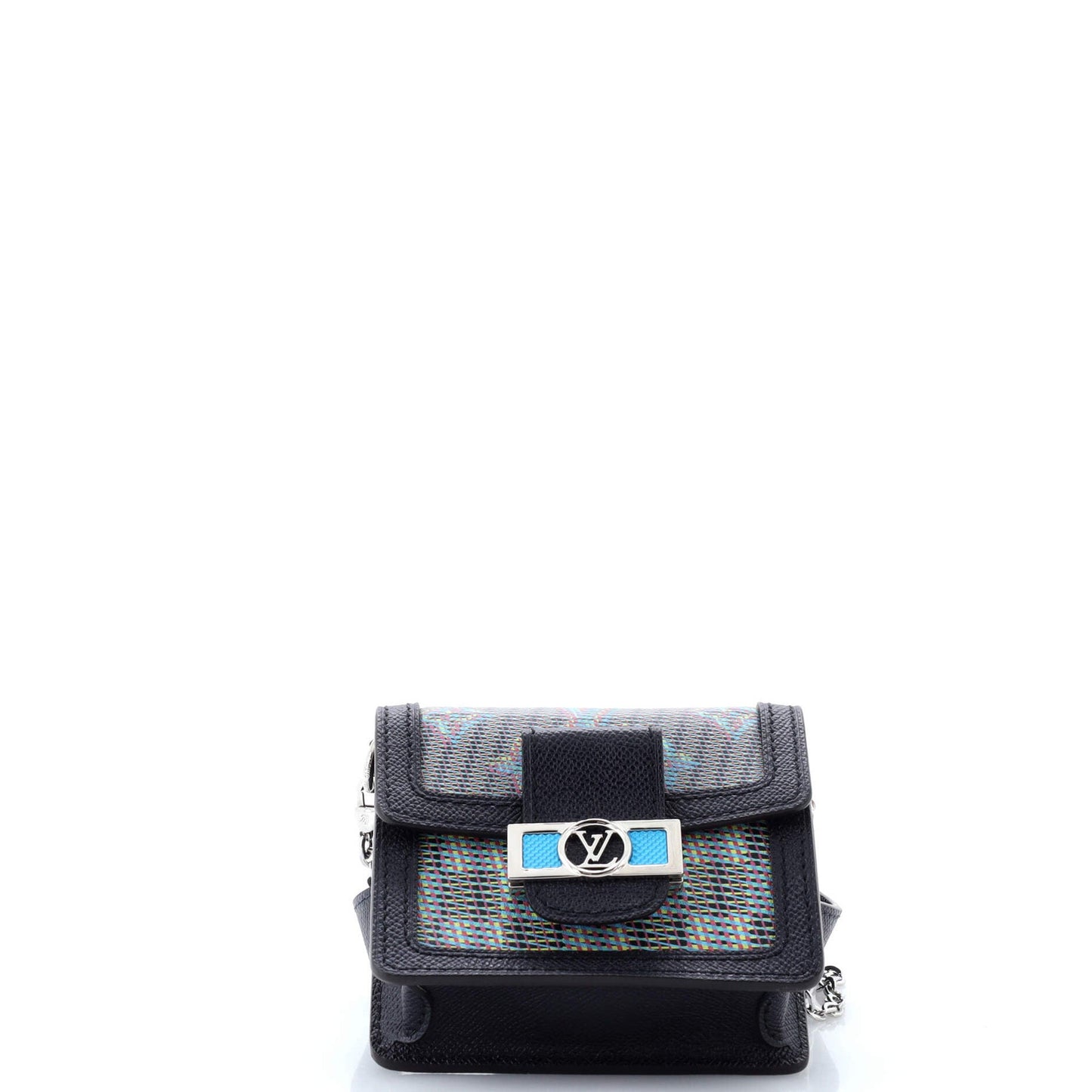 Louis Vuitton Dauphine Shoulder Bag Damier Monogram Lv Pop Canvas Mini