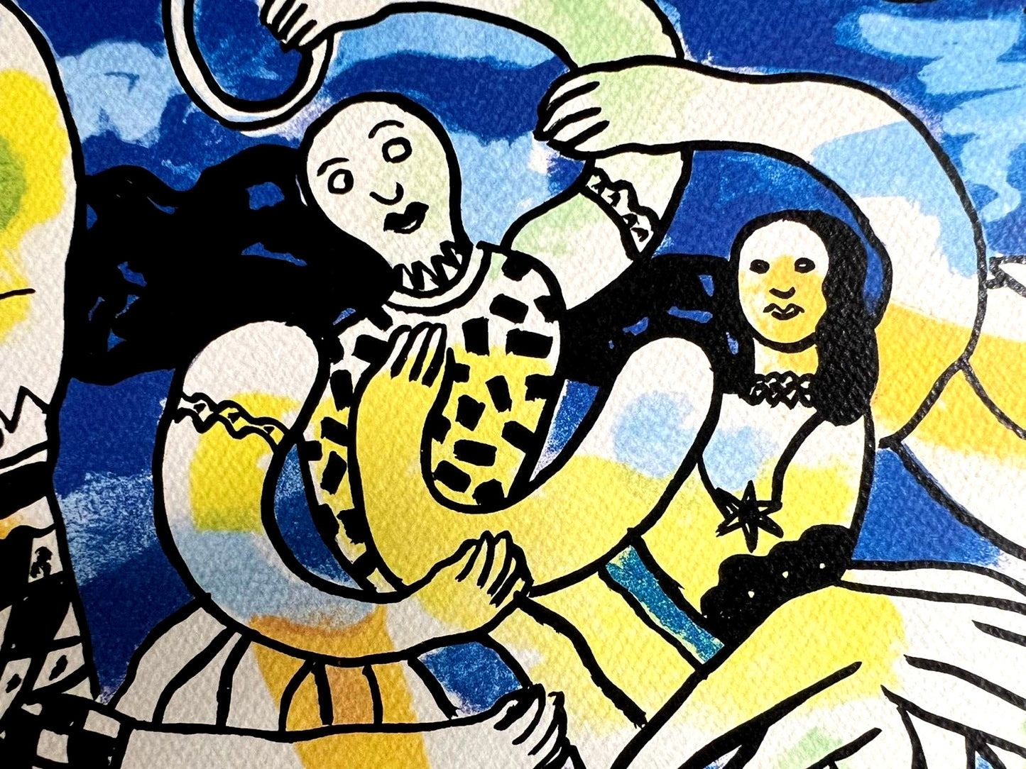 Fernand Lger "Circus" Lithograph Coa Numbered Signature Stamp