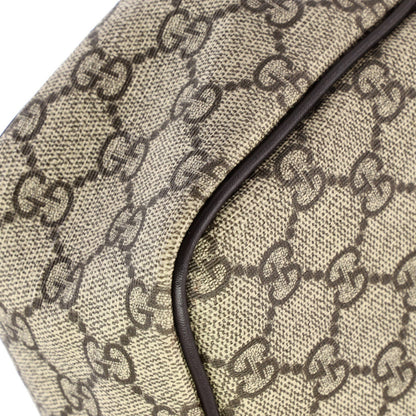 Gucci Front Zip Messenger Gg Coated Canvas Medium