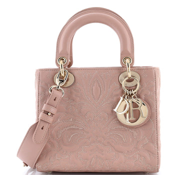 Christian Dior My Abcdior Lady Dior Bag Ornamental Motif Quilt Lambskin