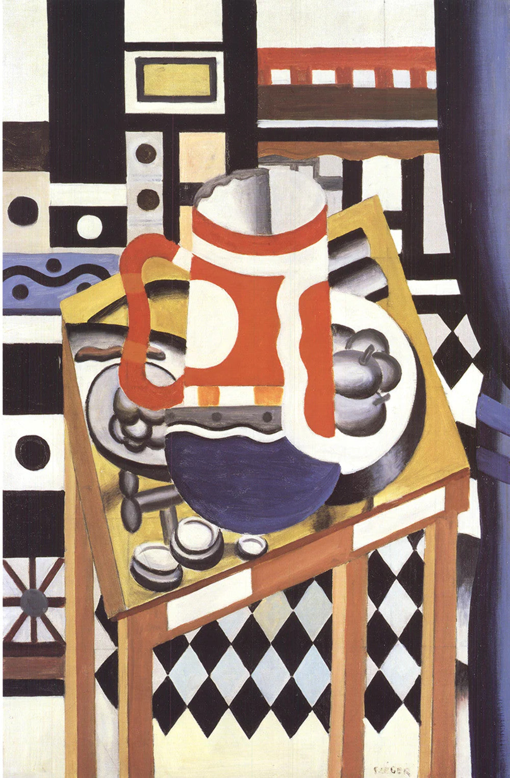 Fernand Leger Still Life With Beer Mug " Offset Lithograph Mode