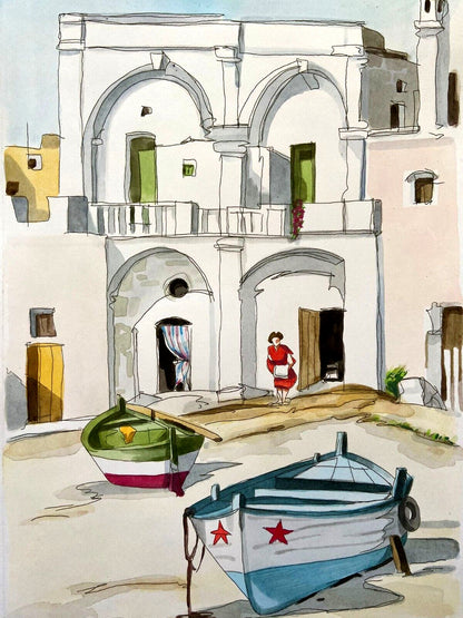 Aldo Riso 'The White House In Leuca' Hand