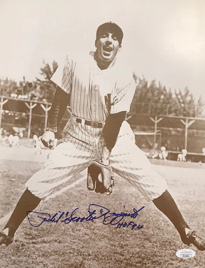 Phil Scooter Rizzuto "Hof 94" Autographed 11X14 Photo (Jsa)