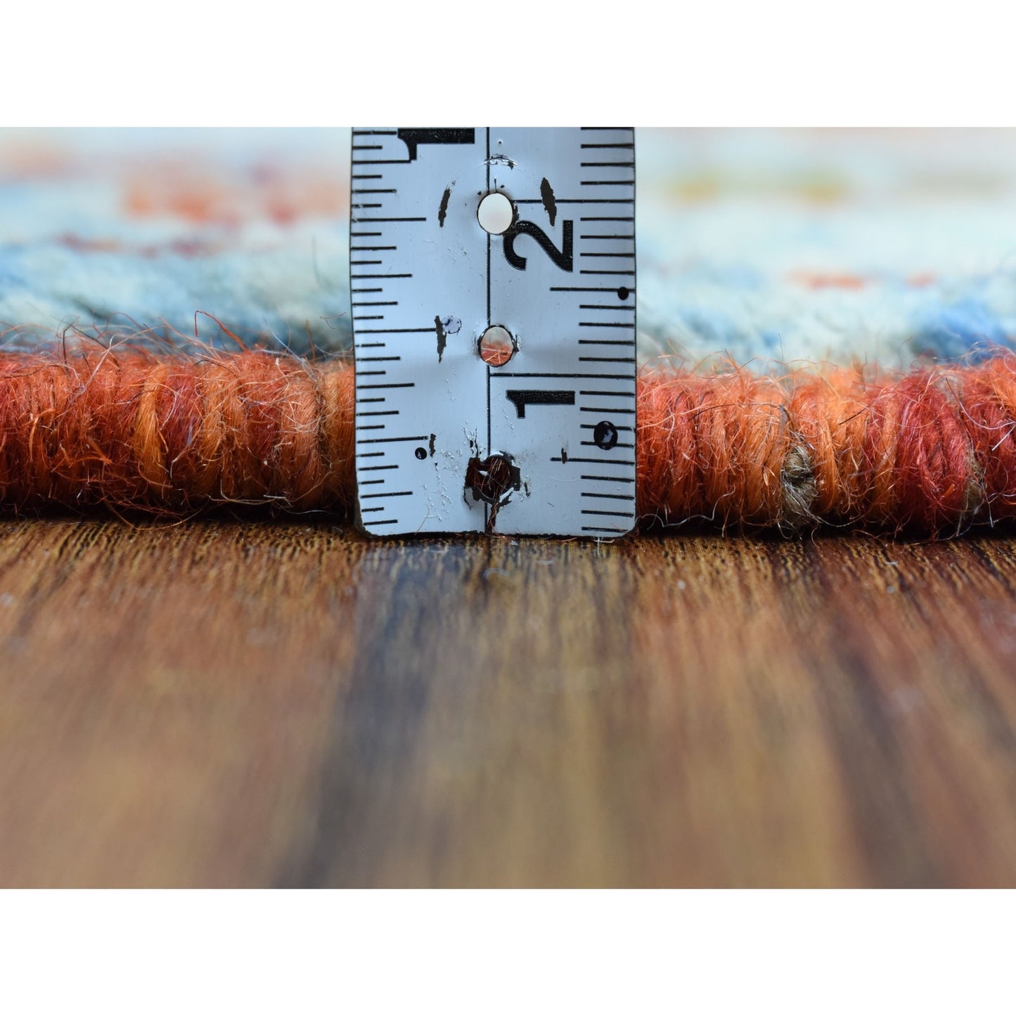 Rug 5'8"x7'9" Hand Made Tribal Design Pure Wool Colorful Afghan Village