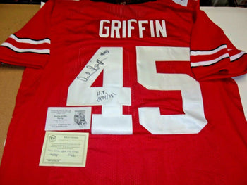 Archie Griffin Ohio State 2X Heisman W/Coa Signed