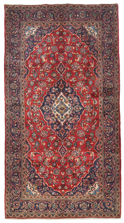 Hand-Knotted Vintage 5X9 Ft Oriental Rug Floral