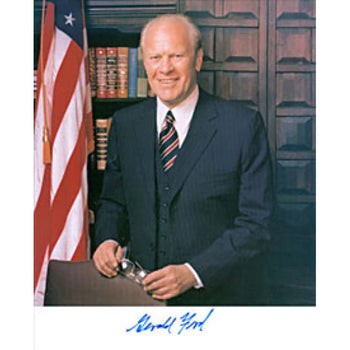 Gerald Ford 38Th President Autographed 8X10 Photo
