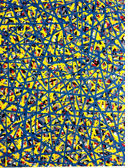 Sol Lewitt Lithograph Coa Hand Numbered Signed O.P. Stamp