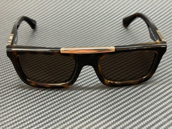 Dark Havana Brown 54 mm Sunglasses Men's Burberry Be4451u