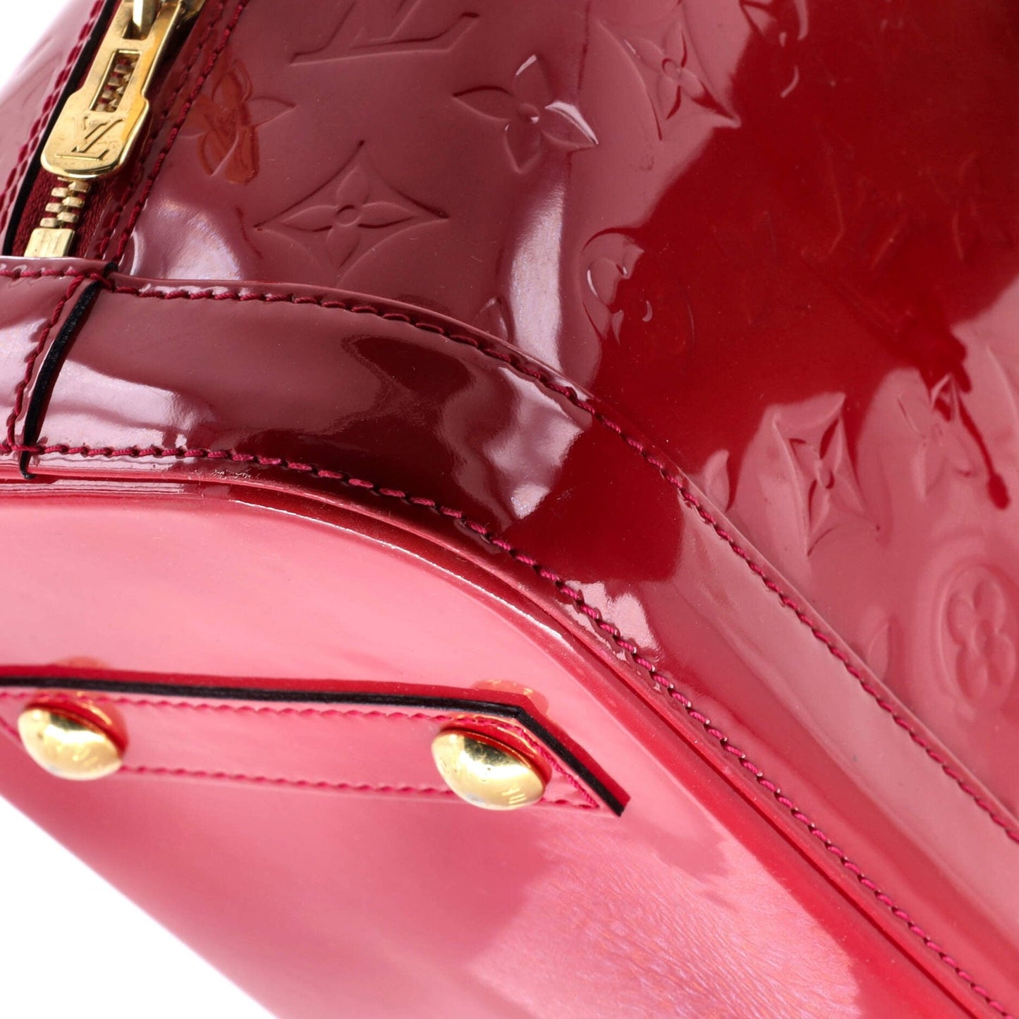 Louis Vuitton Alma Handbag Monogram Vernis Pm