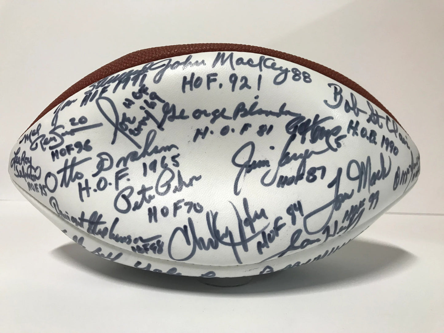 Al Davis/Mike Ditka/Joe Namath Autographed Pro Multi-Signed Hof Football